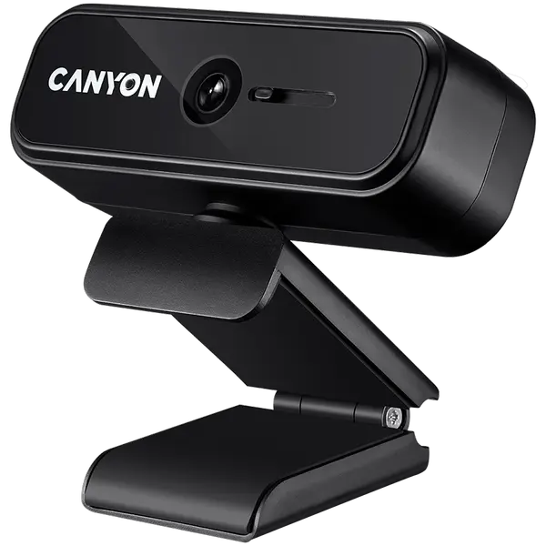 CANYON C2N 1080P full HD 2.0Mega fixed focus webcam with USB2.0 connector, 360 degree rotary view scope - CNE-HWC2N