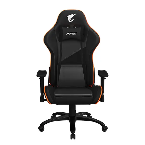 Геймърски стол Gigabyte Aorus AGC310, Черно и Оранжево - GA-CHAIR-AGC310