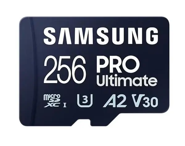 Samsung 256GB micro SD Card PRO Ultimate with Adapter , UHS-I, Read 200MB/s - Write 130MB/s, U3, V30, A2 - MB-MY256SA/WW