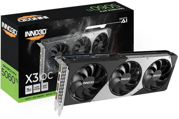 Inno3D GeForce RTX 5060 Ti 16GB GDDR7 X3 OC - N506T3-16D7X-191073L