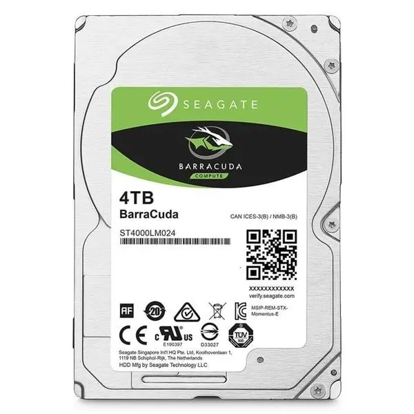 Хард диск SEAGATE BarraCuda, 4TB, 5400RPM, 2.5", 128MB, ST4000LM024