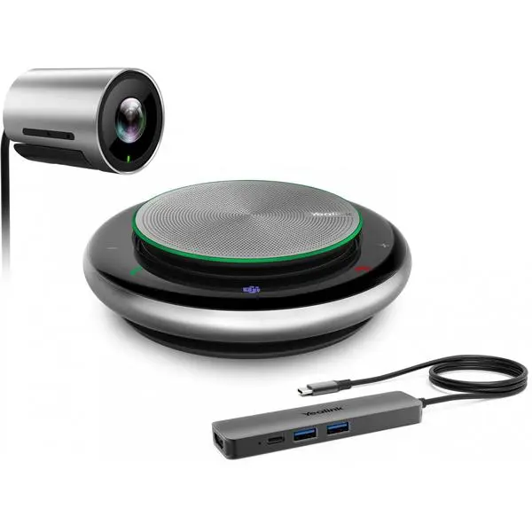 Yealink UVC30-CP900-BYOD видеоконферентен комплект, PTZ камера, 4К, 120°, USB-A, USB-C, MS, UC/8 дни доставка/