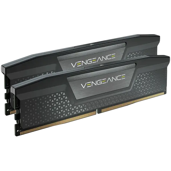 Corsair DDR5, 64GB (2x32GB) VENGEANCE DDR5 6000, CL38-44-44-96, 1.35V Std PMIC Intel XMP Memory - Black - CMK64GX5M2B6000C38