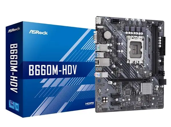 ASRock B660M-HDV: Мощна дънна платка за изграждане на Вашата мечта за компютър