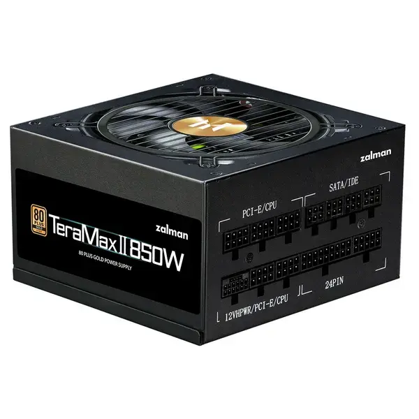 ## Zalman Захранване PSU TeraMax ATX 3.0 850W Gold - ZM850-TMX2: Мощен и ефективен източник на захранване за вашата геймърска машина