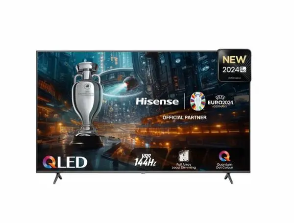 Hisense 75" E7NQ Pro, 4K Ultra HD 3840x2160, QLED, Quantum Dot, 144Hz, HDR 10+ adaptive, HLG, Dolby Vision - 75E7NQ_PRO