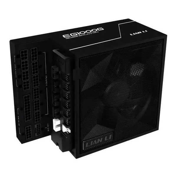 Lian Li захранване PSU ATX 3.1 1000W EDGE Gold EG1000G - USB Hub included (EG1000G.HUB.BLACK)
