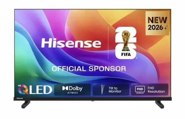 Hisense 32" A5S, Full HD 1920x1080, QLED, Quantum Dot, HDR, HLG, DTS HD, Light Sensor, Dolby Audio, Smart TV - 32A5S