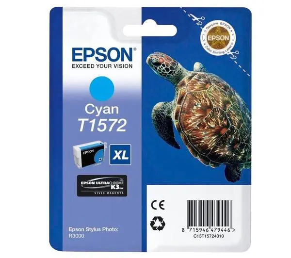 Epson T1572 Cyan for Epson Stylus Photo R3000 - C13T15724010