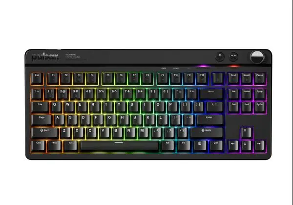 Pulsar Pulsar професионална геймърска механична клавиатура Professional Xboard MS TKL ANSI Black 8K, Cherry MX2A [Linear], RGB - XBMS01
