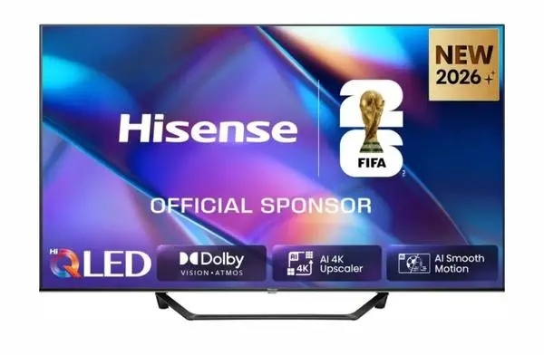Hisense 43" A7S, 4K Ultra HD 3840x2160, QLED, FALD, Quantum Dot, HDR 10+, HLG, Dolby Vision, Dolby Atmos - 43A7S