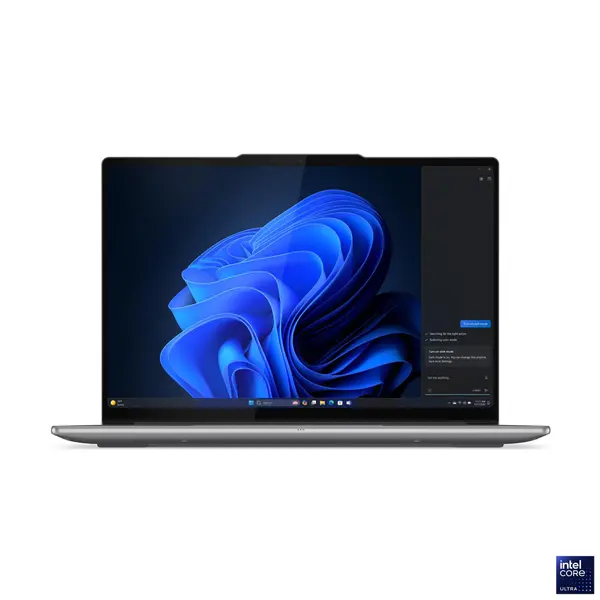 Лаптоп LENOVO YG PRO 7 14 /83KF001DBM,  14.5",  Intel Core Ultra 7 255H, 16C (6P + 8E + 2LPE) / 16T, Max Turbo up to 5.1GHz, 24MB, RAM 32GB, SSD 1TB