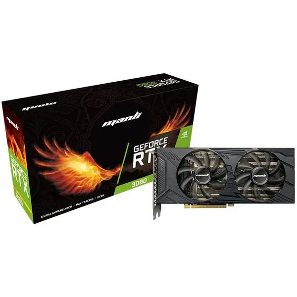 Представяме Ви RTX 3060 12GB Manli Twin GDDR6 - най-новата и мощна графична карта от NVIDIA