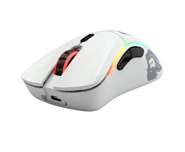 Геймърска мишка Glorious Model D- Wireless (Matte White) - GL-MOUSE-GAMO-1019