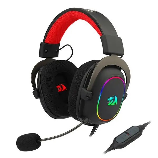 Геймърски слушалки Redragon ZeusX 7.1 H510-RGB с RGB осветление - черни (v)