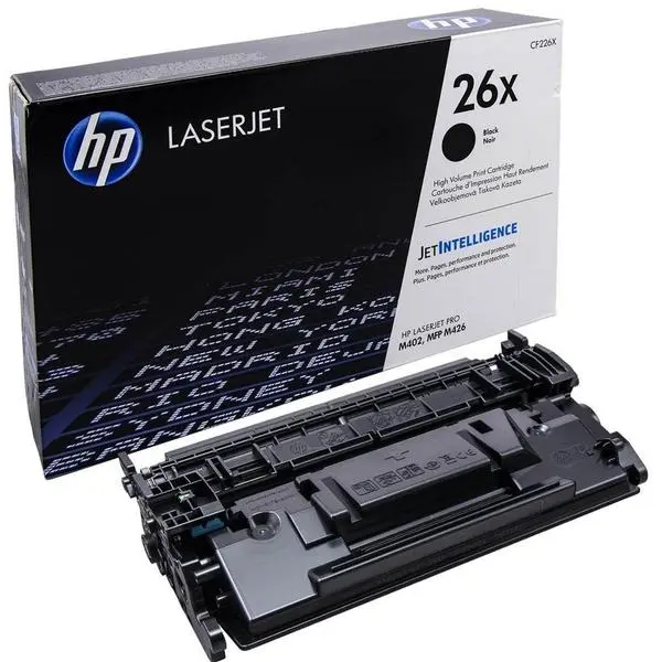 HP 26X High Yield Black Original LaserJet Toner Cartridge (CF226X) - CF226X