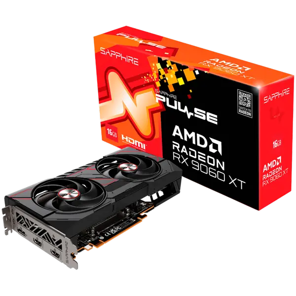 SAPPHIRE PULSE AMD RADEON RX 9060 XT GAMING OC 16GB DUAL HDMI / DP - 11350-03-20G