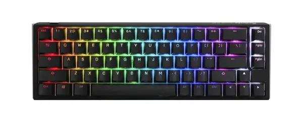 Геймърскa механична клавиатура Ducky One 3 Classic SF 65%, Hotswap Cherry MX Brown, RGB, PBT Keycaps - DUCKY-KEY-67-BUSPDCLAWSC1
