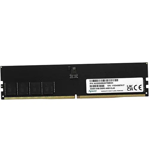 Apacer 32GB Desktop Memory - DDR5 DIMM 4800Mhz 2048x8 - FL.32G2A.PTH