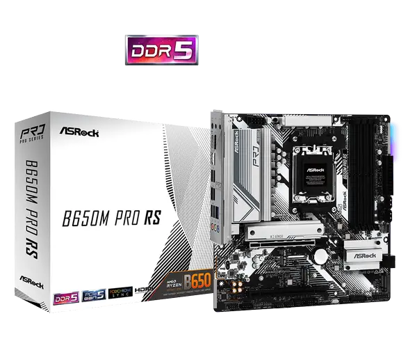 Дънна платка ASROCK B650M PRO RS /AM5 - 68608