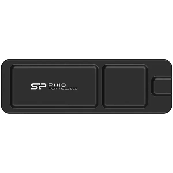 Silicon Power PX10 512GB Portable SSD USB 3.2 Gen2, R/W: up to 1050MB/s; 1050MB/s, Black, EAN: 4713436156338 - SP512GBPSDPX10CK