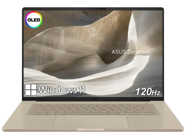 ASUS ZENBOOK A16 SNAPDRAGON X2 48GB 512GB 16''3K OLED BEIGE WIN 11 HOME - 90NB17W1-M005S0 - (72902)