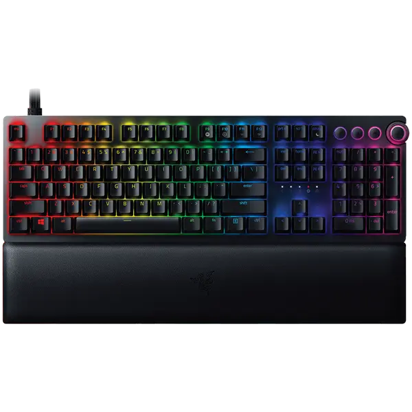 Razer Huntsman V2, Optical Gaming Keyboard with Near-zero Input Latency (Clicky Optical Switch) - RZ03-03930300-R3M1