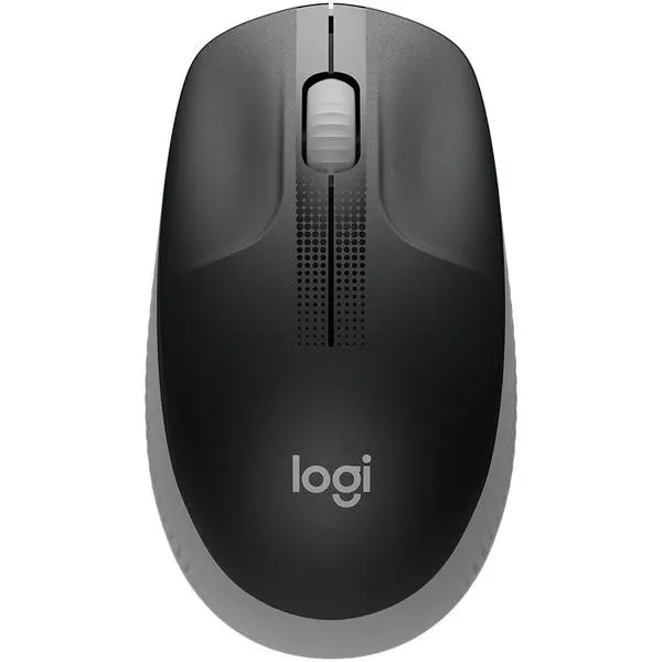 LOGITECH M190 Full-size wireless mouse - MID GREY - 2.4GHZ - EMEA - M190 - 910-005906