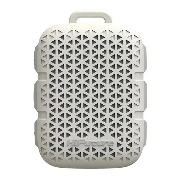 HiFuture Pocket S Beige,  Bluetooth 5.4, IPX7 Waterproof, 5W Output, Pair to Play (TWS Mode), Up to 8 Hours Playtime, Support Clip for Wear, Support Magnetic - 6972576181923