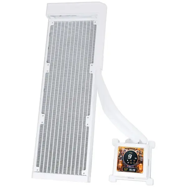 Охладител за процесор Lian Li HydroShift LCD 360 Fanless RGB - Бял - LL-FAN-WASE-886