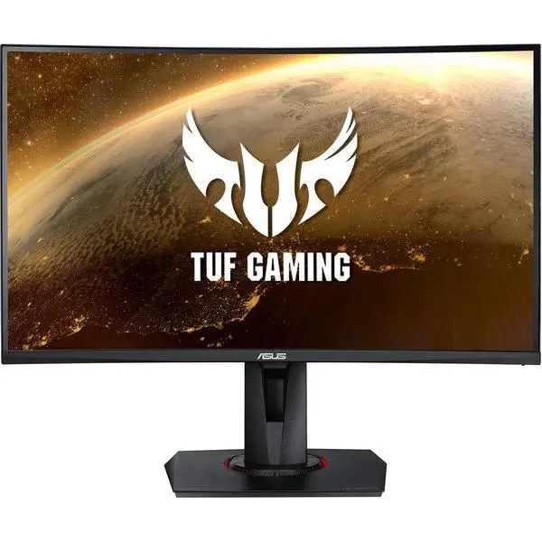 Геймърски монитор Asus TUF - VG27VQ, 27",1920x1080, FHD VA Curved, FreeSync, 165 Hz, черен,