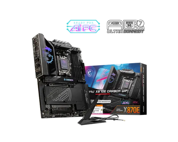 Дънна платка MSI X870 4xDDR5  4xSATA3  RAID HDMI                 3xM2 2xGLAN    3xPCIEx16                 WiFi (70373)