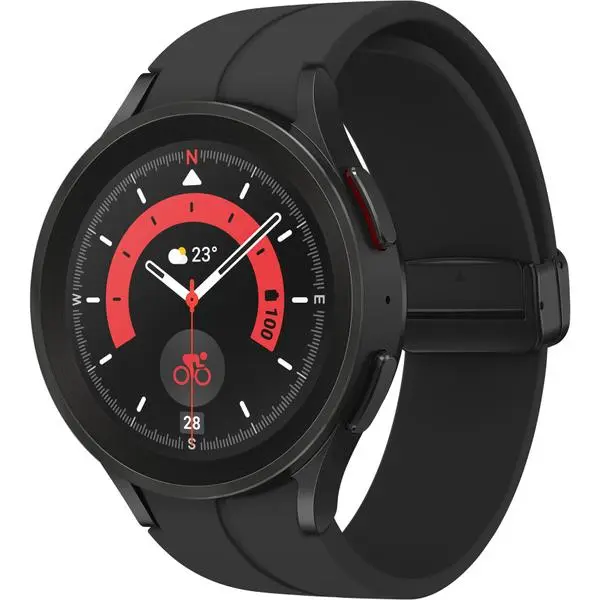 Samsung Galaxy Watch 5 R920 Pro Wi-Fi 45mm black -  (К)  - SM-R920NZKAEUE (8 дни доставкa)