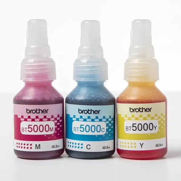 Brother Value Pack BT5000C, BT5000M, BT5000Y Ink Bottle for T420,T426,T520,T720,T920 - BT5000CLVAL