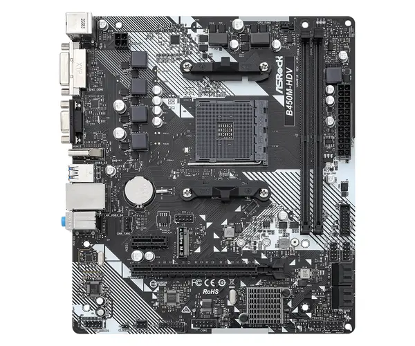 ASROCK B450M-HDV R4.0 - Малката платка, която може