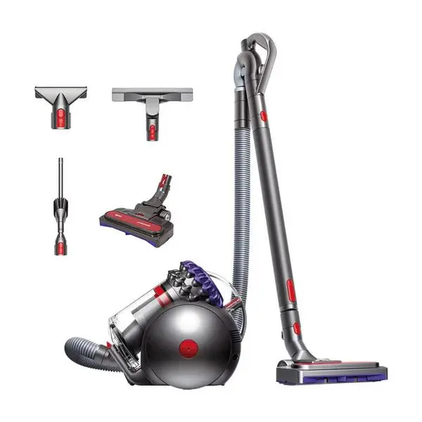 Прахосмукачка Dyson Big Ball Parquet 2, без торба, 600W, 1500ml капацитет на контейнера, Radial Root Cyclone технология, сива
