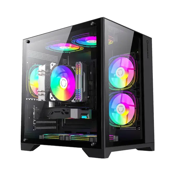 Gamemax кутия mATX Infinity Mini Black - GM-14100902041