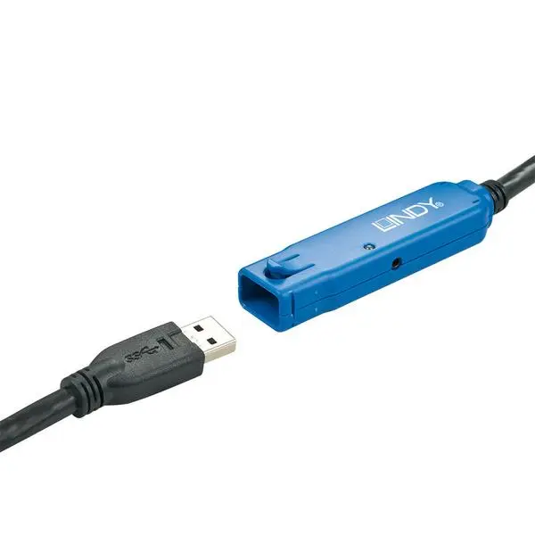 LINDY USB 3.0 активен удължител, 10.0 м - LNY-43157