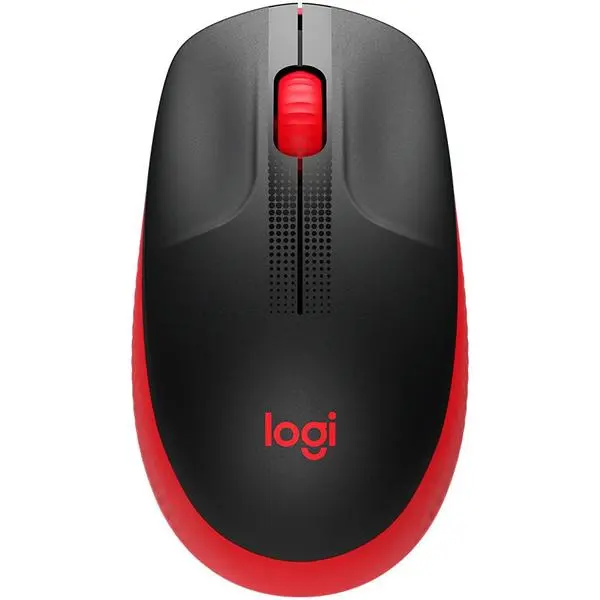 Безжична мишка Logitech M190 - червена - 2.4 GHz - EMEA - M190 - 910-005908