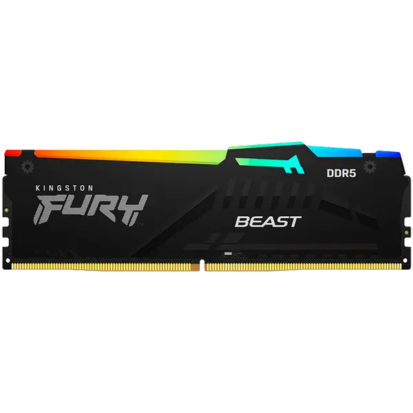 Kingston 64GB 6000MT/s DDR5 CL30 DIMM (Kit of 2) FURY Beast RGB XMP, EAN: 740617342758 - KF560C30BBAK2-64