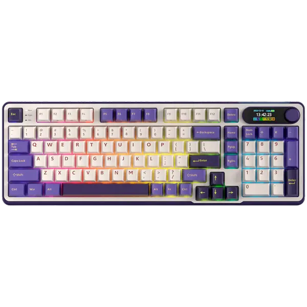 ROYAL KLUDGE RK-S98 Blackberry Mousse Gaming Keyboard Chartreuse switch - RK-S98-BBERRYMS-CHTSW-US