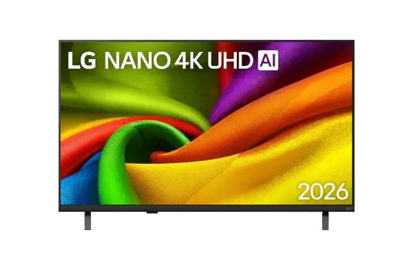 LG  43" 4K Ultra HD Smart TV, 3840x2160, DVB-T2/C/S2, Alhpa7 AI Processor Gen9, HDR10 / HLG, webOS 26 ThinQ - 43NU85CB6LA