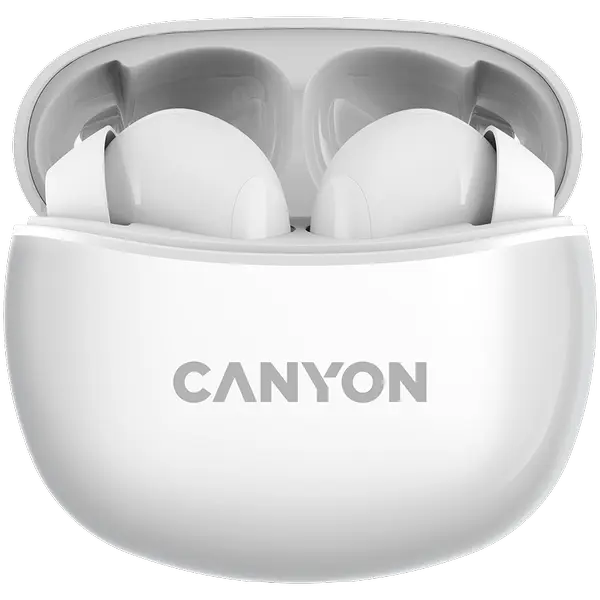 CANYON TWS-5, Bluetooth headset, with microphone, BT V5.3 JL 6983D4, Frequence Response:20Hz-20kHz - CNS-TWS5W