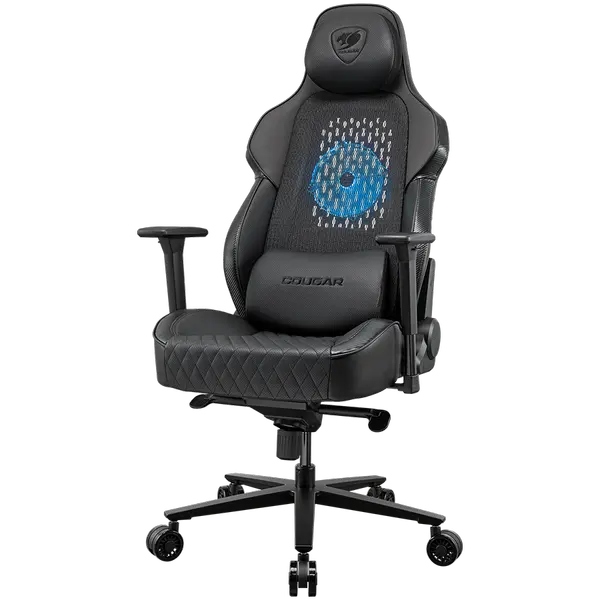 COUGAR Chair NxSys Aero Black, Breathable PVC LeatherHighly breathable mesh cloth - CG3MARPBLB0001