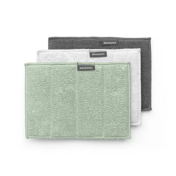 Комплект кърпи микрофибърни Brabantia SinkSide Dark Grey/Light Grey/Jade Green 3 броя - 1005612