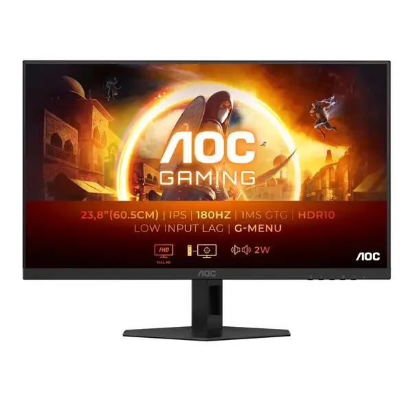 ## AOC 24G4XE: Ненадминато игрово изживяване с 180Hz честота на опресняване
