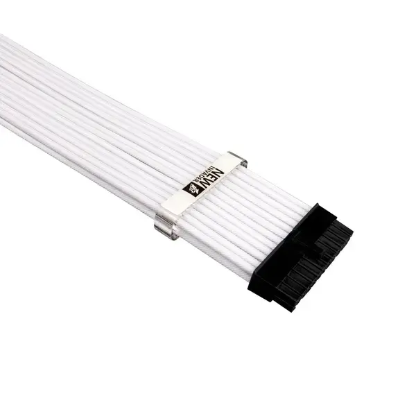 1stPlayer Комплект удължителни кабели Custom Modding Cable Kit White ATX24P, EPS, PCI-e - WHT-001