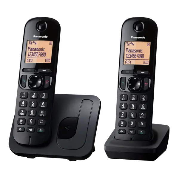 Безжичен DECT телефон Panasonic KX-TGC212FXB - 1015129