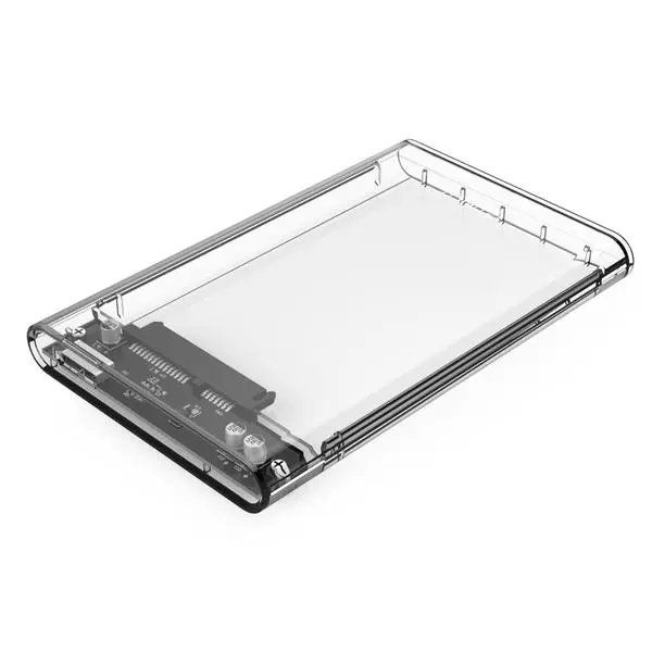 Orico Orico прозрачна външна кутия за диск Storage Case 2.5 inch USB 3.0 transparent 2139U3-CR - 2139U3-CR-PRO