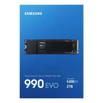 SSD 2TB Samsung M.2 PCI-E NVMe Gen4 990 EVO -  (A)   - MZ-V9E2T0BW (8 дни доставкa)